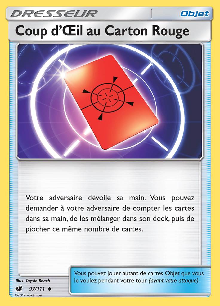 Coup d'Œil au Carton Rouge 097/111 — Invasion Carmin