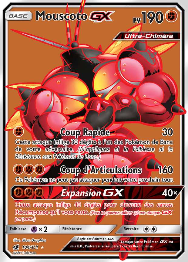 Mouscoto-GX 104/111 — Invasion Carmin