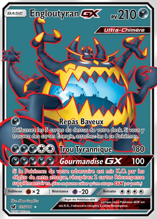 Engloutyran-GX 105/111 — Invasion Carmin