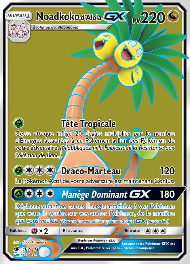 Noadkoko d'Alola-GX 107/111 — Invasion Carmin