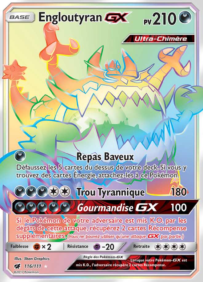 Engloutyran-GX 116/111 — Invasion Carmin