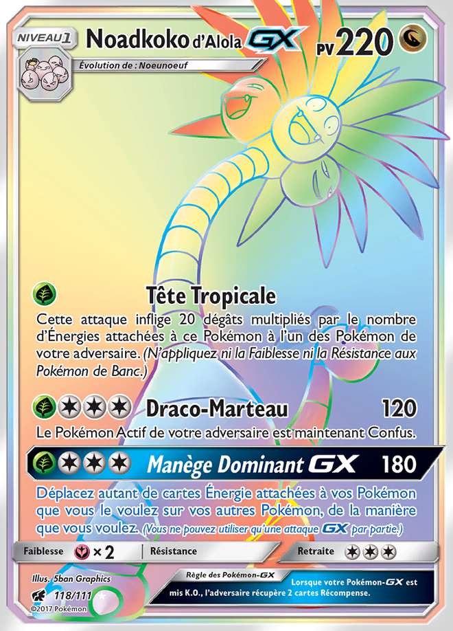 Noadkoko d'Alola-GX 118/111 — Invasion Carmin