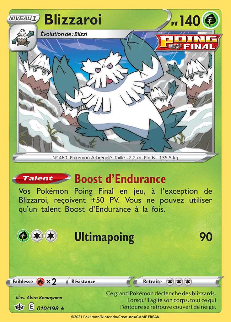 Blizzaroi 010/198 — Règne de Glace