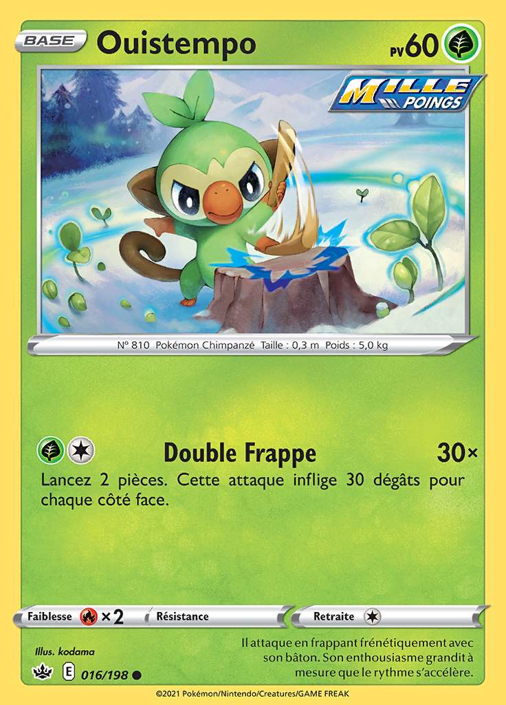 Ouistempo 016/198 — Règne de Glace