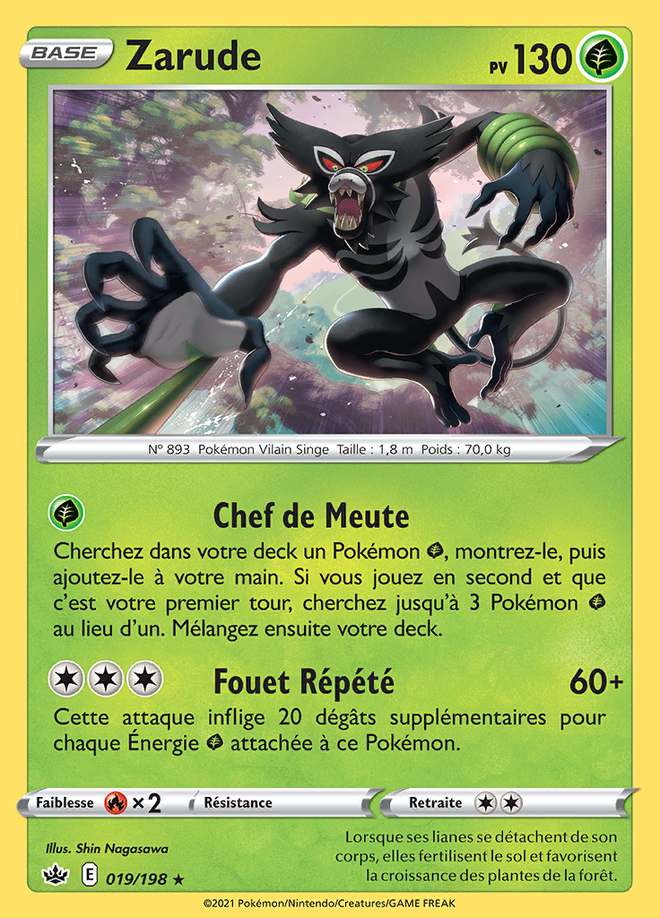 Zarude 019/198 — Règne de Glace