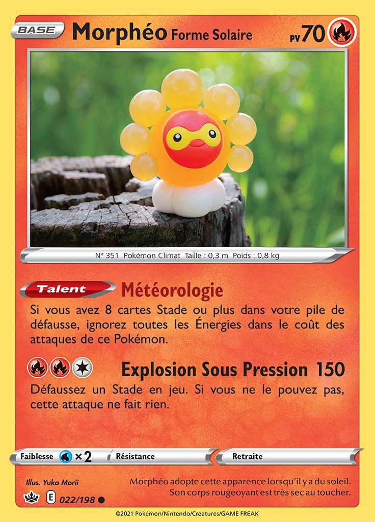 Morphéo Forme Solaire 022/198 — Règne de Glace