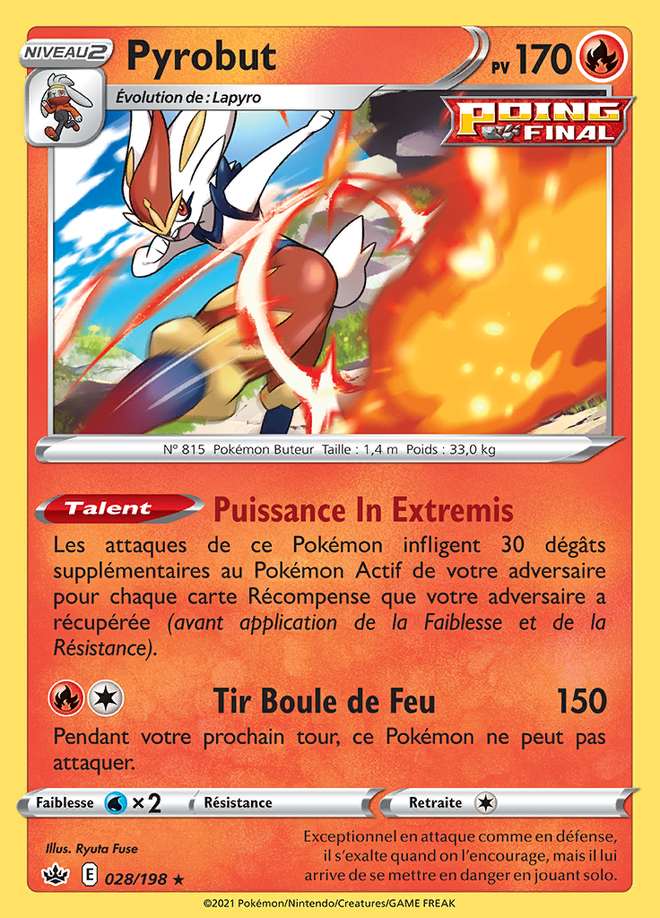Pyrobut 028/198 — Règne de Glace