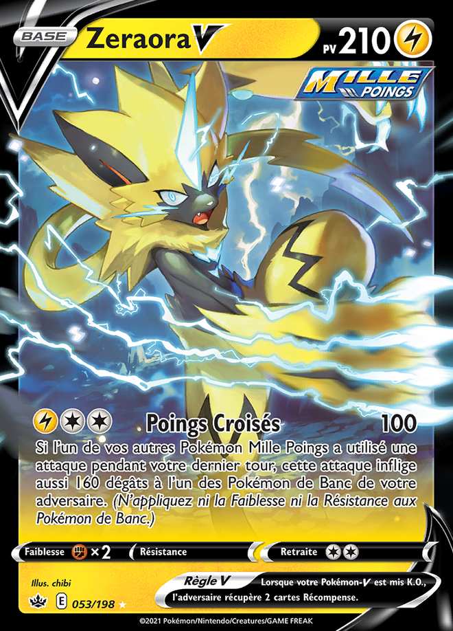 Zeraora V 053/198 — Règne de Glace