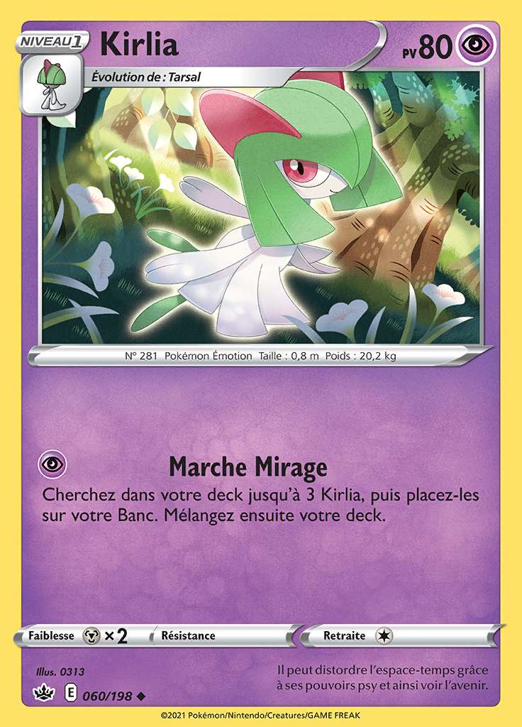 Kirlia 060/198 — Règne de Glace