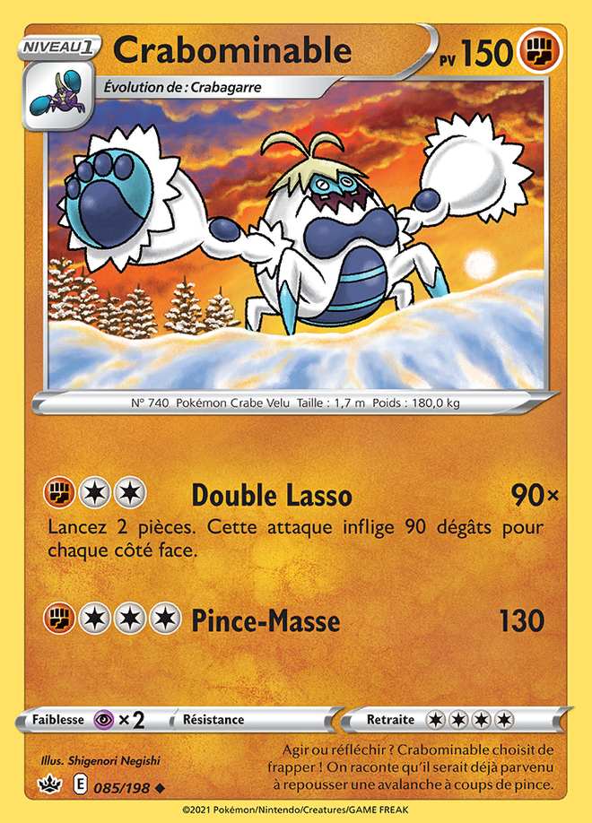 Crabominable 085/198 — Règne de Glace