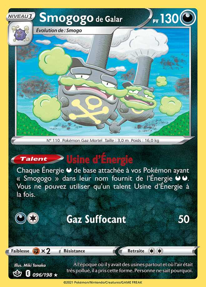 Smogogo de Galar 096/198 — Règne de Glace