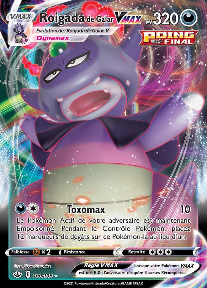Roigada de Galar VMAX 100/198 — Règne de Glace