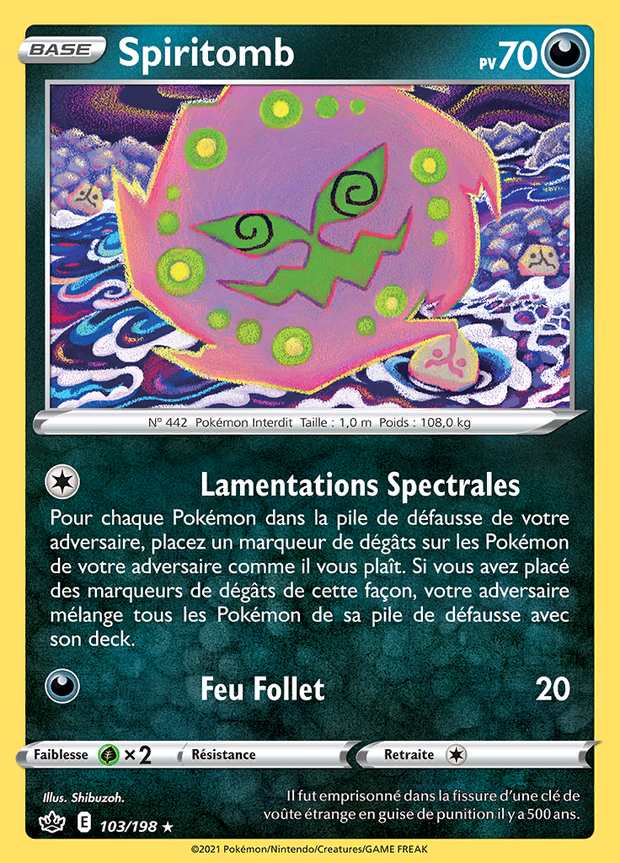Spiritomb 103/198 — Règne de Glace