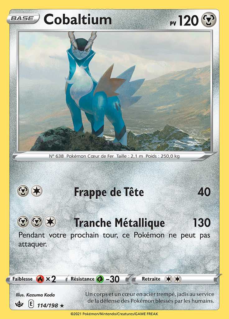 Cobaltium 114/198 — Règne de Glace