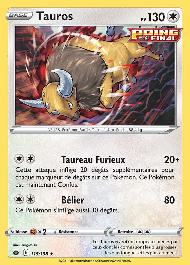 Tauros 115/198 — Règne de Glace