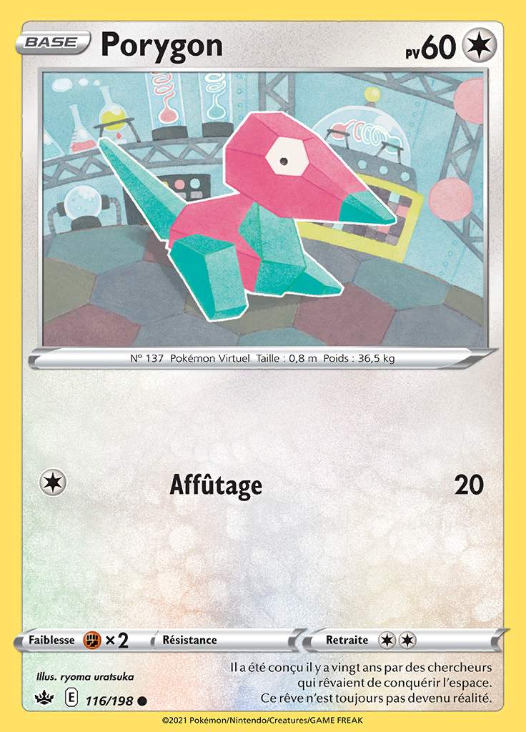 Porygon 116/198 — Règne de Glace