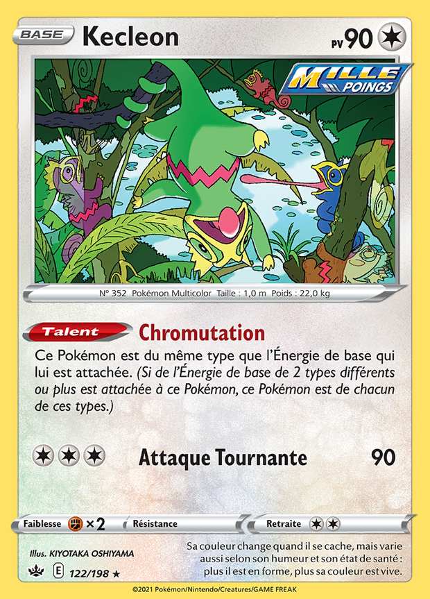 Kecleon 122/198 — Règne de Glace