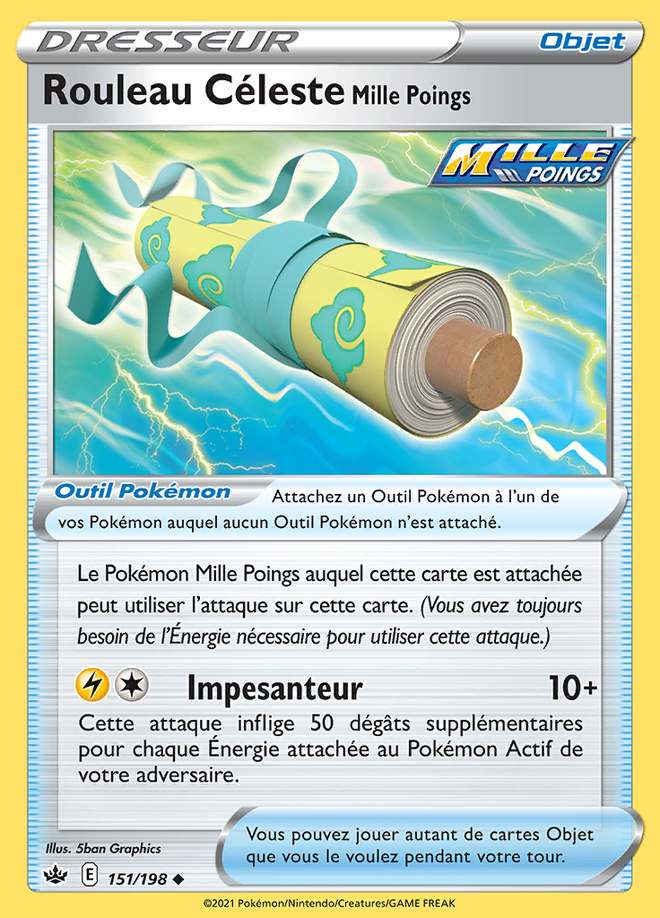 Rouleau Céleste Mille Poings 151/198 — Règne de Glace