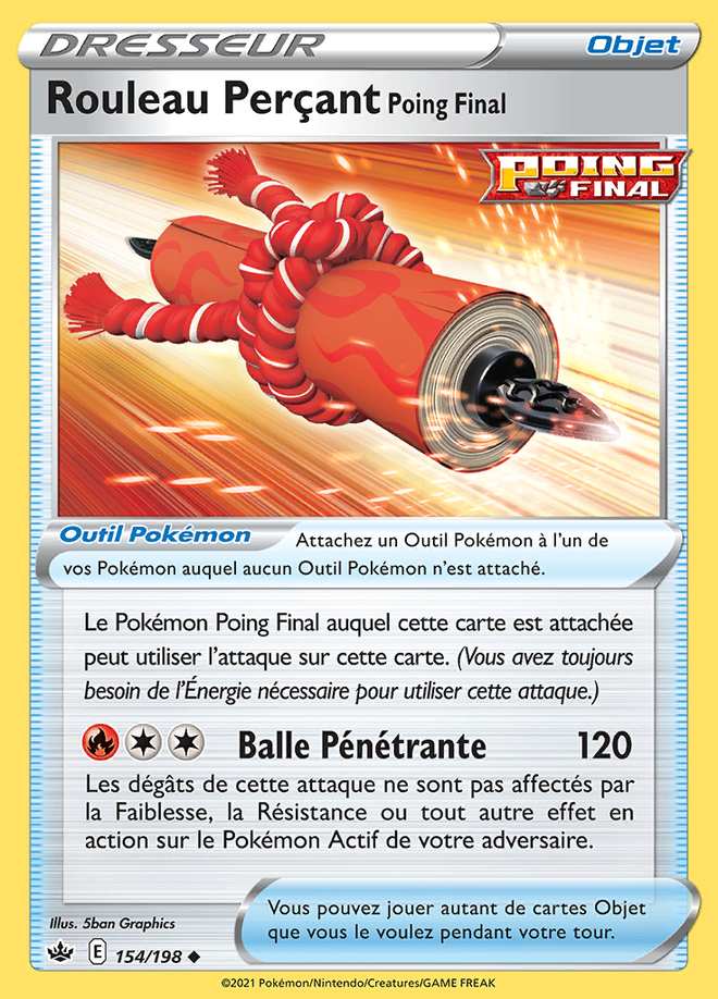 Rouleau Perçant Poing Final 154/198 — Règne de Glace