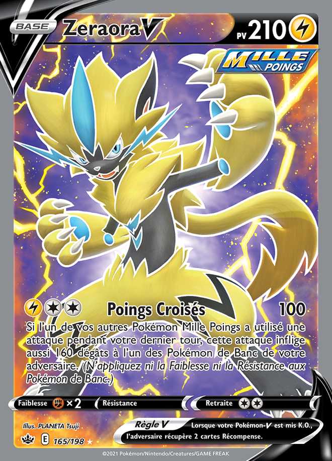 Zeraora V 165/198 — Règne de Glace