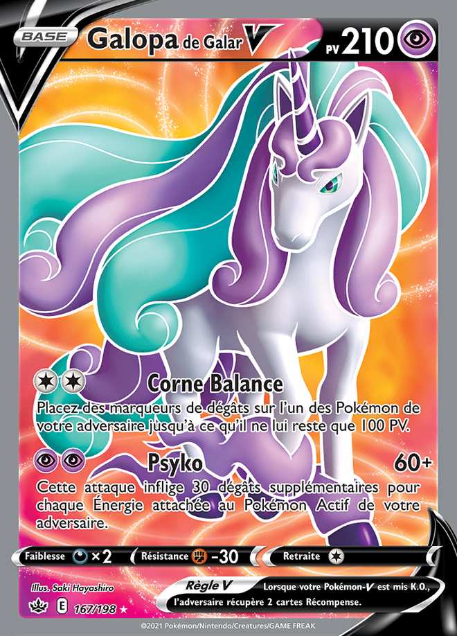 Galopa de Galar V 167/198 — Règne de Glace