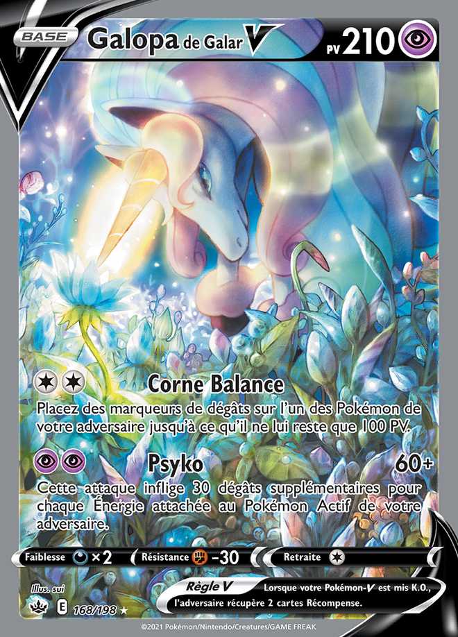 Galopa de Galar V 168/198 — Règne de Glace