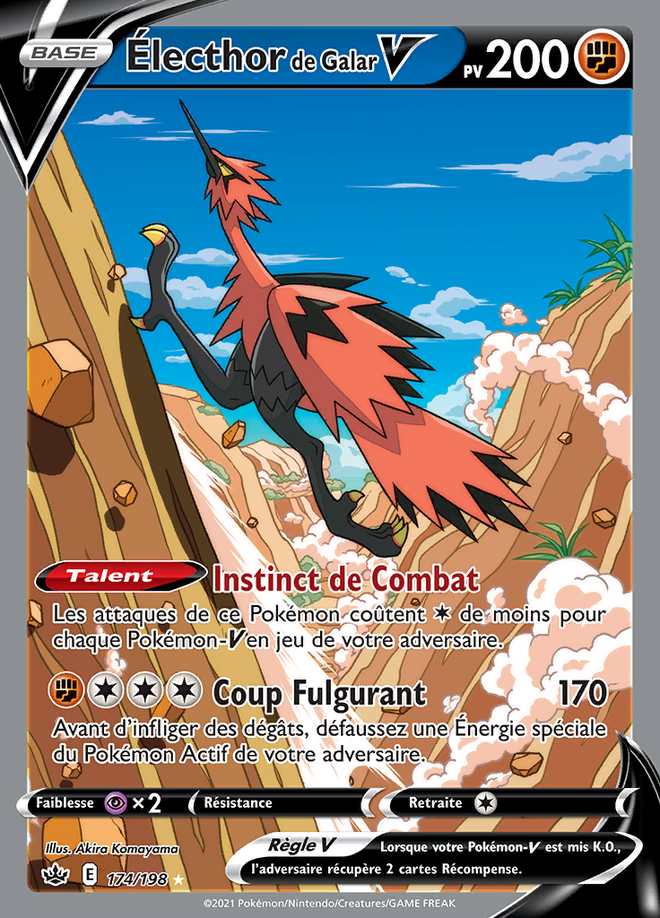 Électhor de Galar V 174/198 — Règne de Glace
