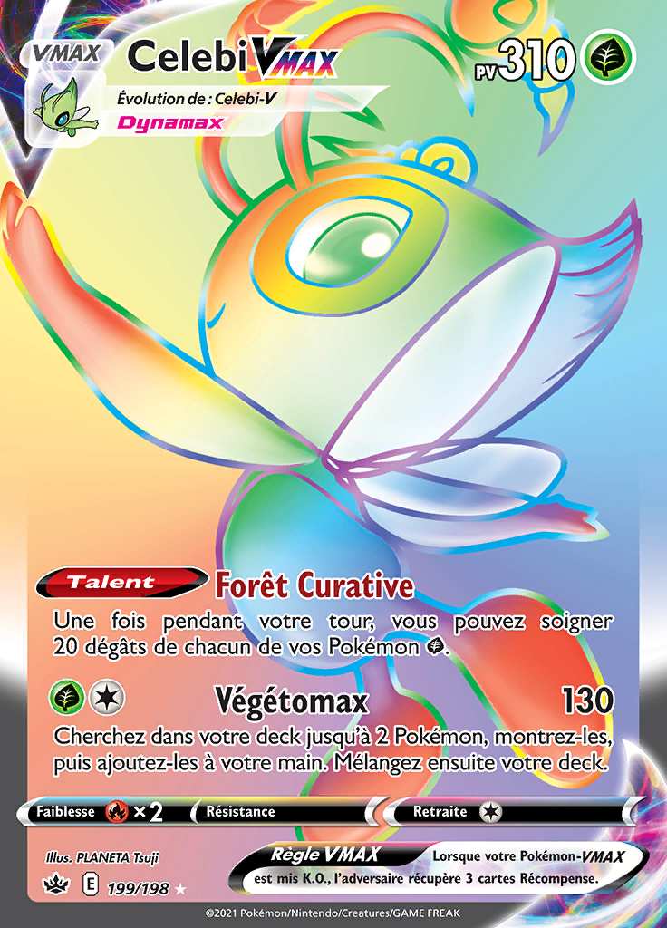 Celebi VMAX 199/198 — Règne de Glace