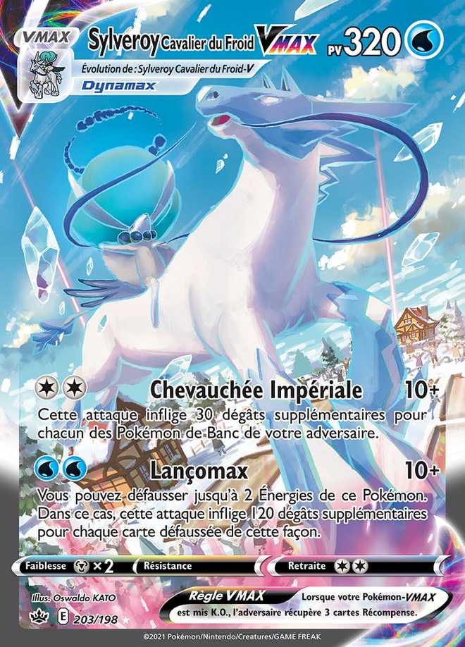 Sylveroy Cavalier du Froid VMAX 203/198 — Règne de Glace