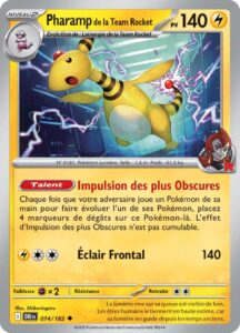 Pharamp de la Team Rocket 074/182 — Rivalités Destinées