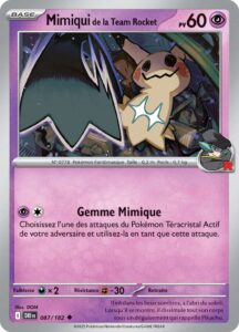 Mimiqui de la Team Rocket 087/182 — Rivalités Destinées