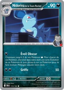 Nidorina de la Team Rocket 115/182 — Rivalités Destinées