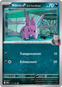 Nidoran♂ de la Team Rocket 117/182 — Rivalités Destinées