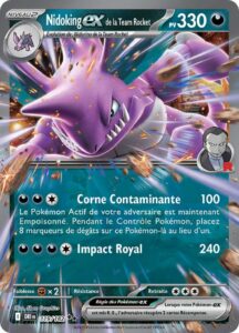 Nidoking-ex de la Team Rocket 119/182 — Rivalités Destinées