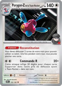 Porygon-Z de la Team Rocket 155/182 — Rivalités Destinées