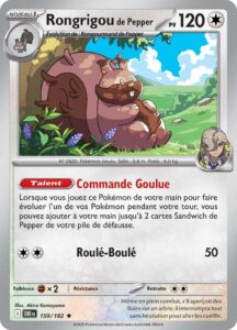 Rongrigou de Pepper 159/182 — Rivalités Destinées