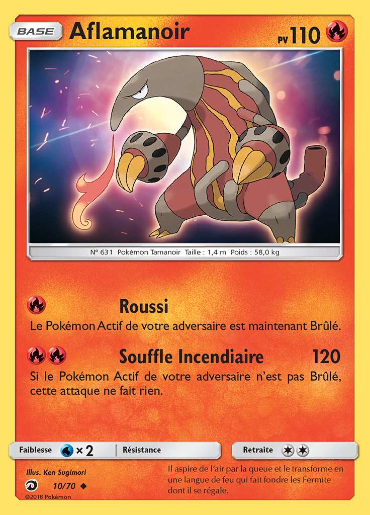Aflamanoir 010/070 — Majesté des Dragons