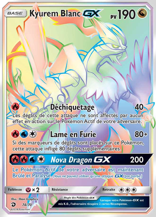Kyurem Blanc-GX 074/070 — Majesté des Dragons