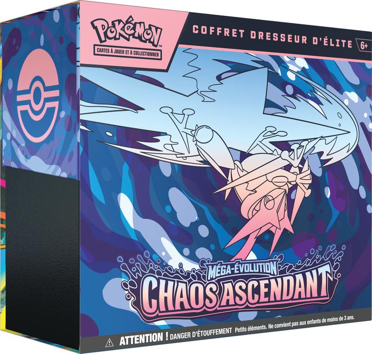 Coffret Dresseur d’élite Pokémon Chaos Ascendant ME04 en français
