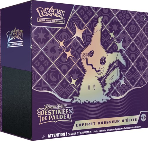 Coffret Dresseur d’élite Pokémon Destinées de Paldea EV04.5 en français