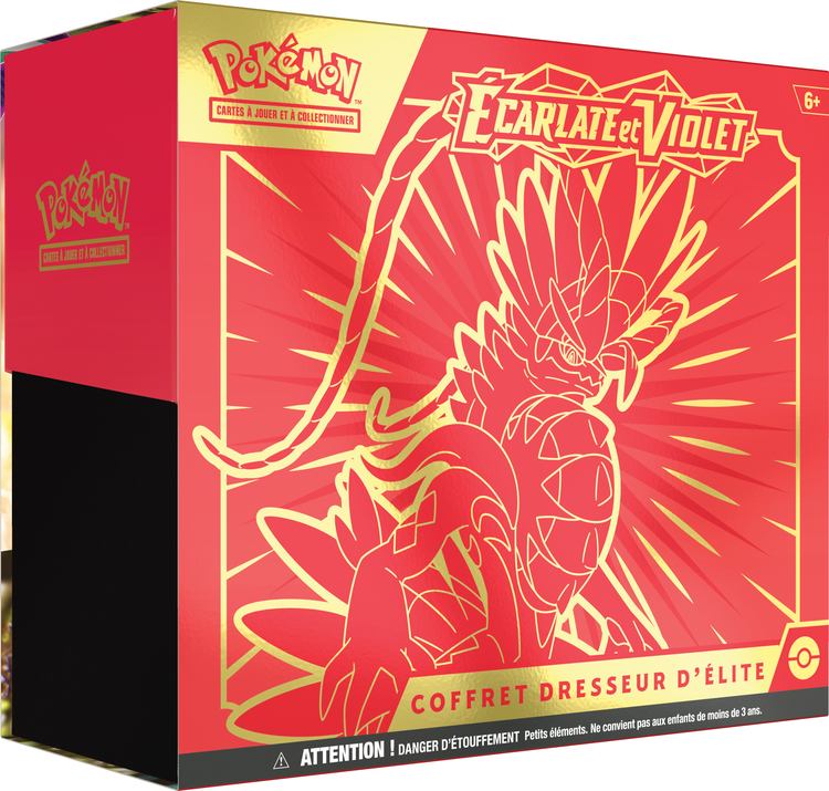 Coffret Dresseur d’élite Pokémon Écarlate et Violet — Koraidon EV01 en français