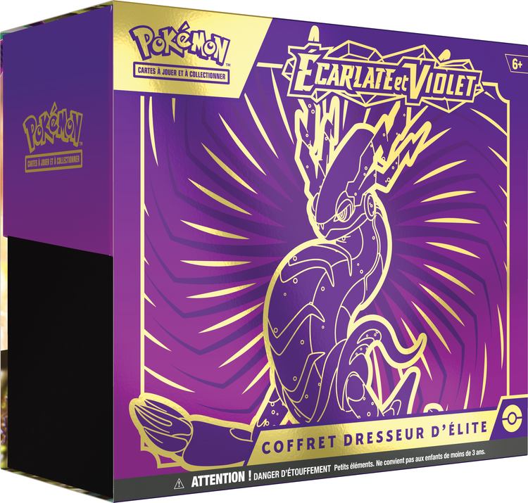 Coffret Dresseur d’élite Pokémon Écarlate et Violet — Miraidon EV01 en français
