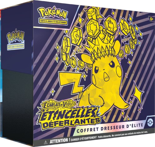 Coffret Dresseur d’élite Pokémon Étincelles Déferlantes EV08 en français