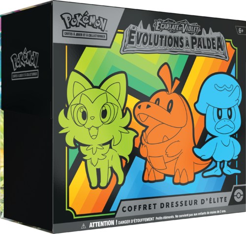 Coffret Dresseur d’élite Pokémon Évolutions à Paldea EV02 en français