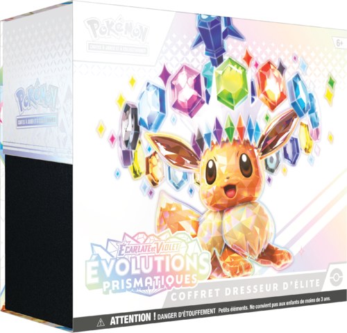Coffret Dresseur d’élite Pokémon Évolutions Prismatiques EV08.5 en français