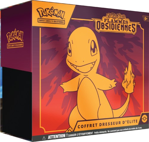 Coffret Dresseur d’élite Pokémon Flammes Obsidiennes EV03 en français