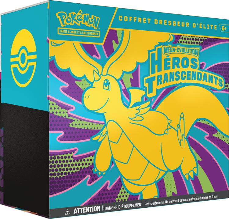 Coffret Dresseur d’élite Pokémon Héros Transcendants ME02.5 en français