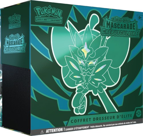 Coffret Dresseur d’élite Pokémon Mascarade Crépusculaire EV06 en français