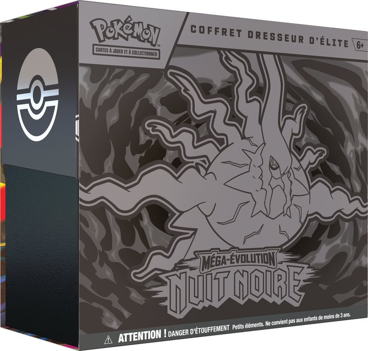 Coffret Dresseur d’élite Pokémon Nuit Noire ME05 en français
