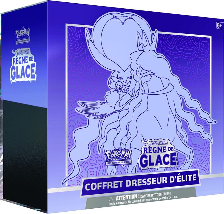 Coffret Dresseur d’élite Pokémon Règne de Glace — Sylveroy Cavalier d’Effroi EB06 en français